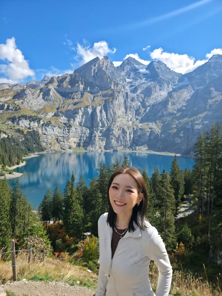 喜愛大自然的閻奕格，在瑞士山裡待一周。索尼音樂提供