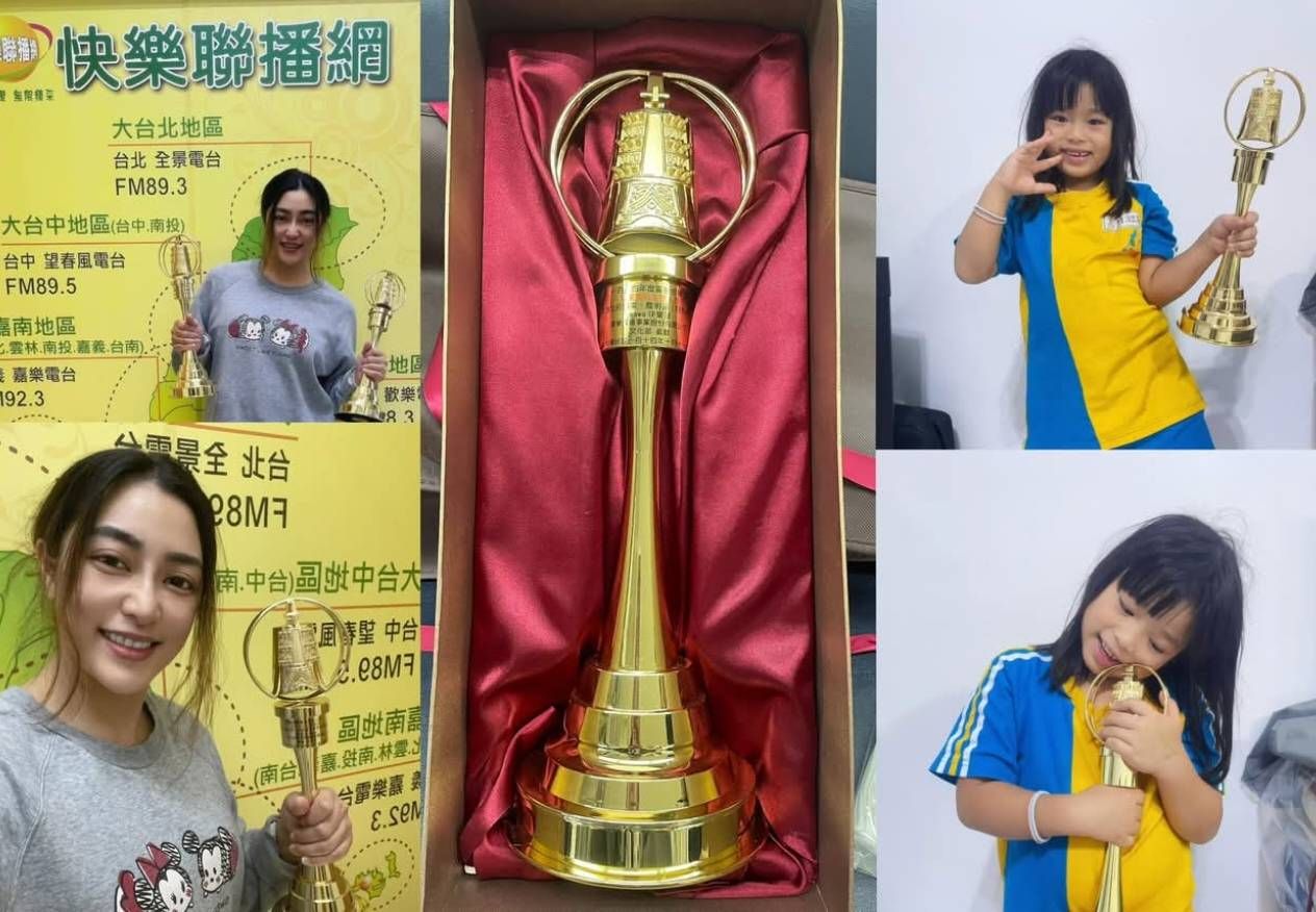 7歲兒童主持人病逝半年 媽媽帶女兒照片現身金鐘
