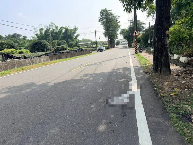 車禍現場。翻攝畫面