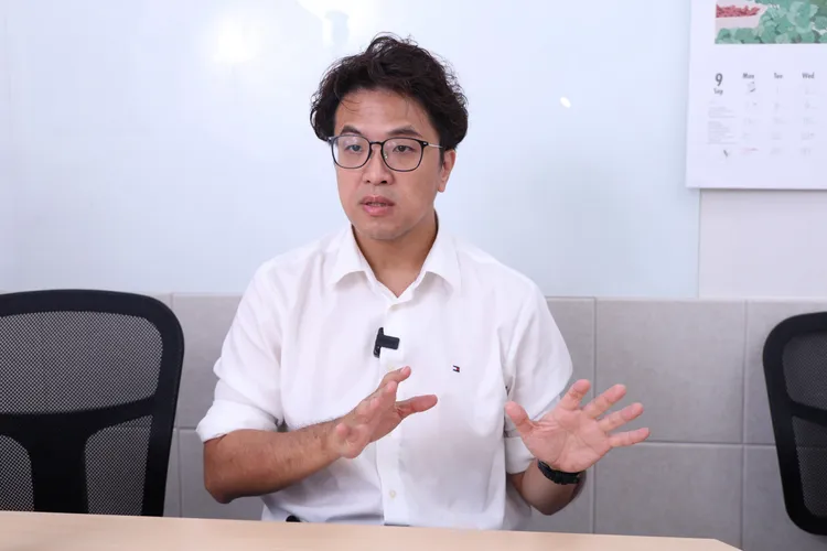 從民間倡議者到不分區立委，再到如今站上台北市長選戰第一線。莊宗達攝