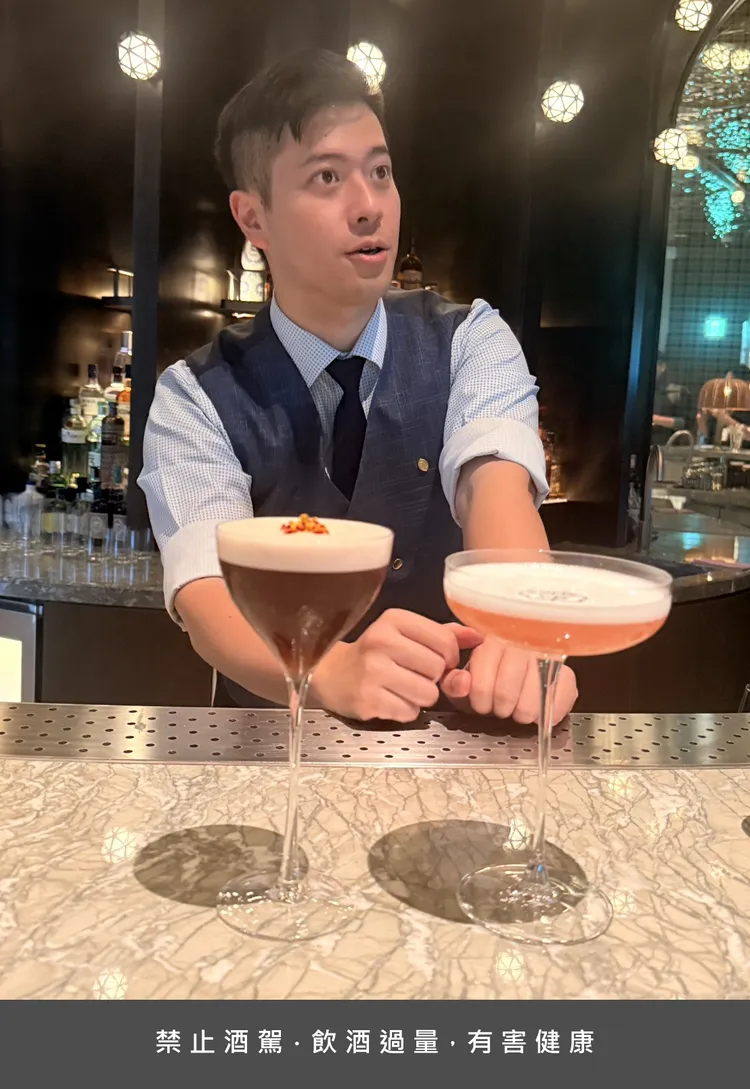 酒單以酸甜度與酒精濃度設計「風味象限」，讓賓客可快速依照喜好選擇。陳揚盛攝