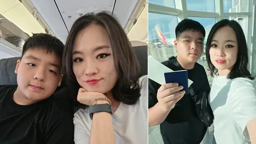 《黑白大廚》鄭智善秀13歲兒子天倫樂！母子丹鳳眼一個樣