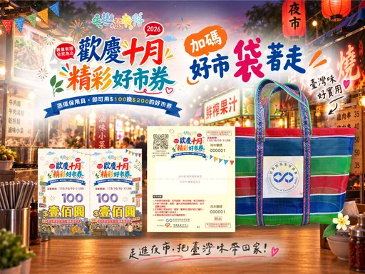 串聯全國40處夜市　商發署10月連4週推「好市券」