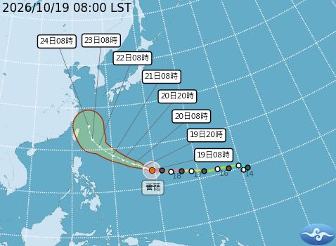 有望連放4天?薔琵颱風週五、六最接近台灣!北北基宜花慎防豪雨