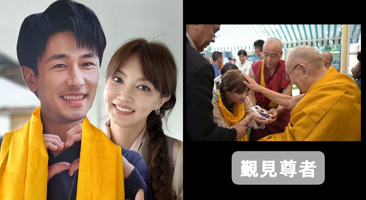 傅子純遺孀見達賴喇嘛 被摸頭3次忍淚「我知道你很好」