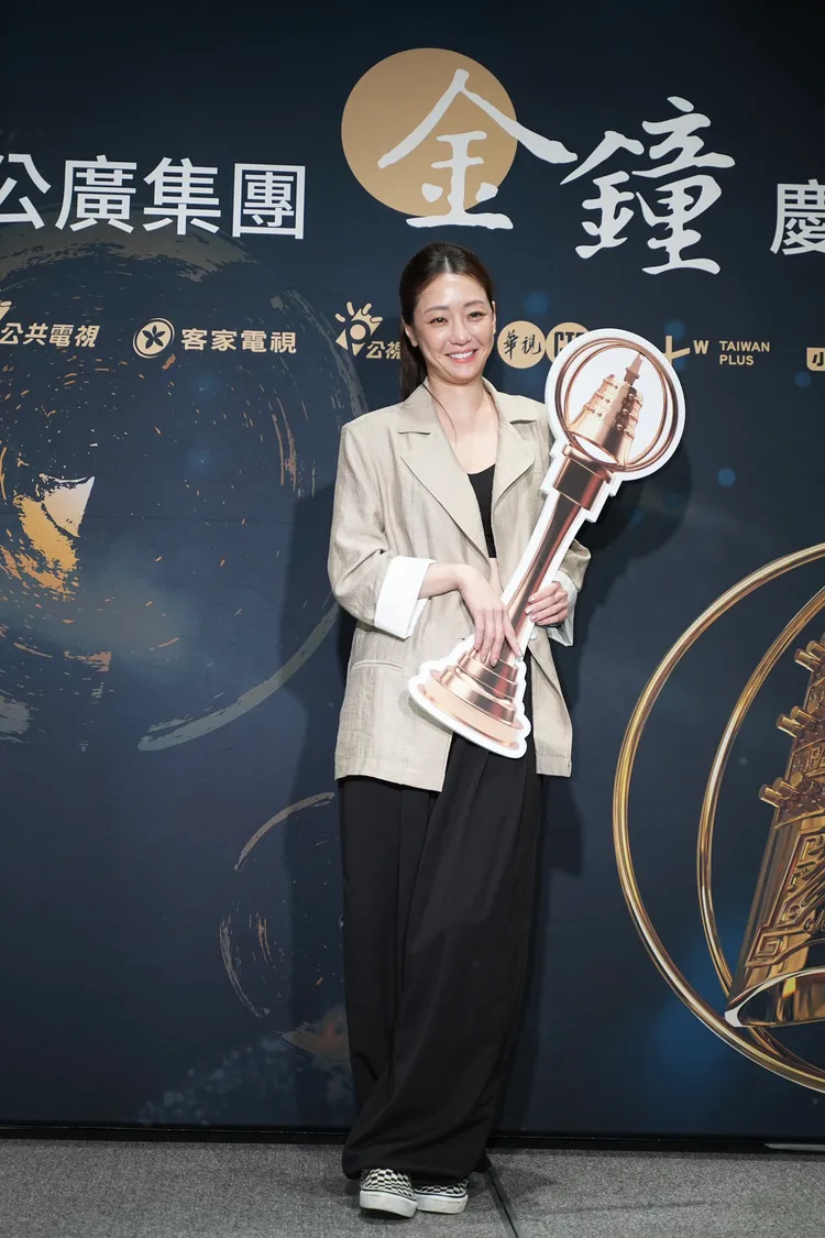 謝欣穎差一票與獎座擦肩。彭欣偉攝