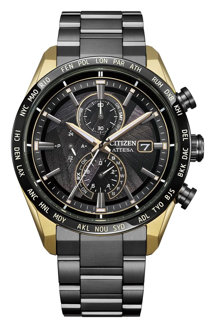 CITIZEN光動能電波時計腕錶AT8384-58E，4萬5800元。品牌提供