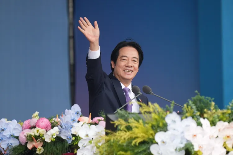 總統賴清德發表演說。莊宗達、彭欣偉攝