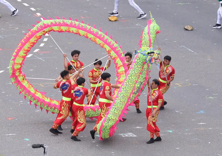 國立體育大學以「突破極限 國際揚威」為題演出。莊宗達、彭欣偉攝