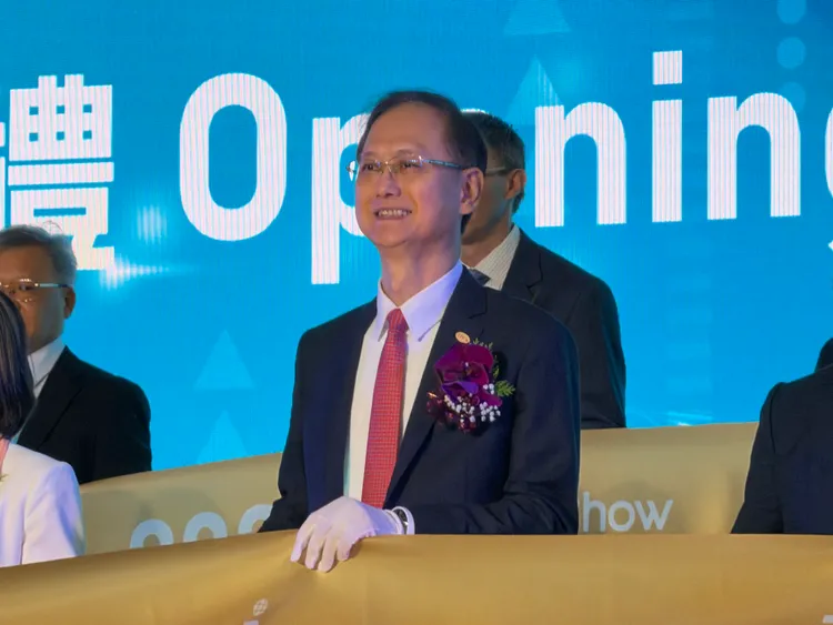 欣興董事長簡山傑。呂承哲攝
