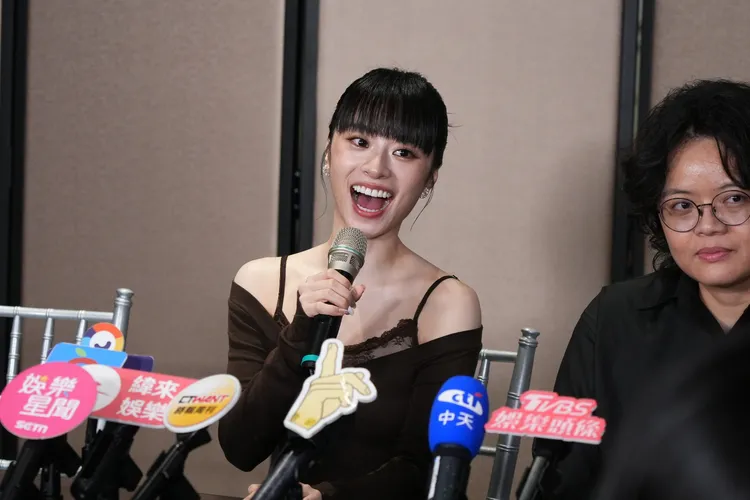 許莉廷雖沒得獎但非常開心。彭欣偉攝影