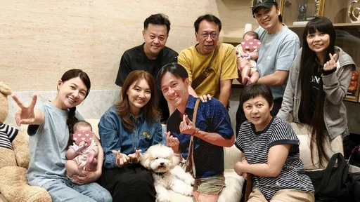 傅子純終於「見到」謝京穎雙胞胎女兒　「子純舅舅祝福平安健康長大」
