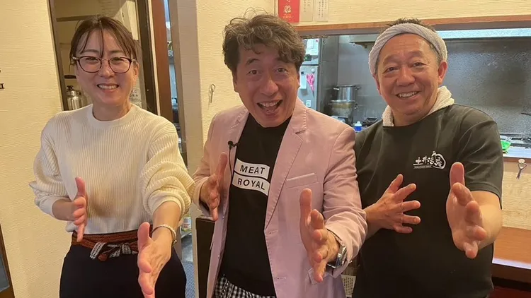 寺門吉門與土井活鰻人員合影。翻攝自X