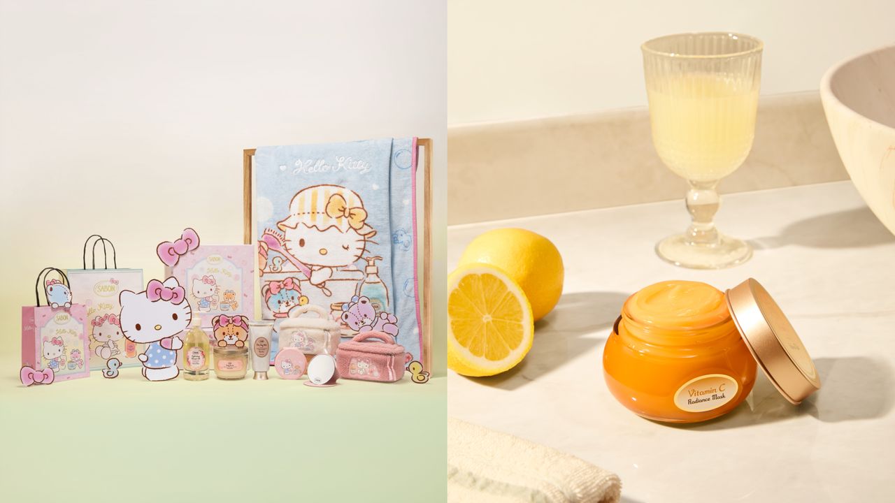 SABON周年慶超萌攜手Hello Kitty 維他命C發光面膜「縮時透亮」