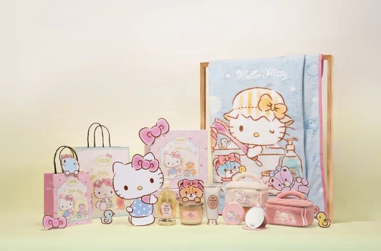 SABON 2026周年慶明星商品+ Hello Kitty聯名限定贈禮。品牌提供
