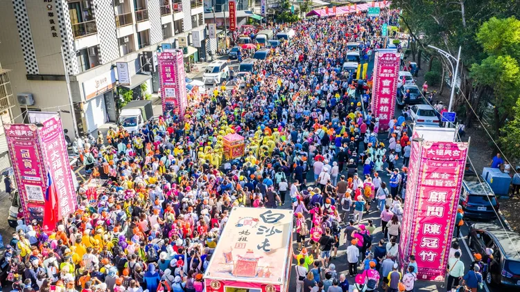 嘉義市崎頂大福興宮將連續兩天辦晚會。嘉市府提供