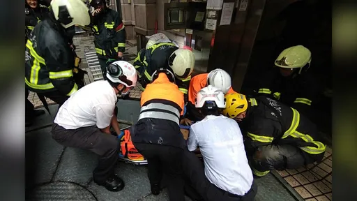 北市信義區1男停車塔內「墜落地底」　B4吊掛起無生命跡象