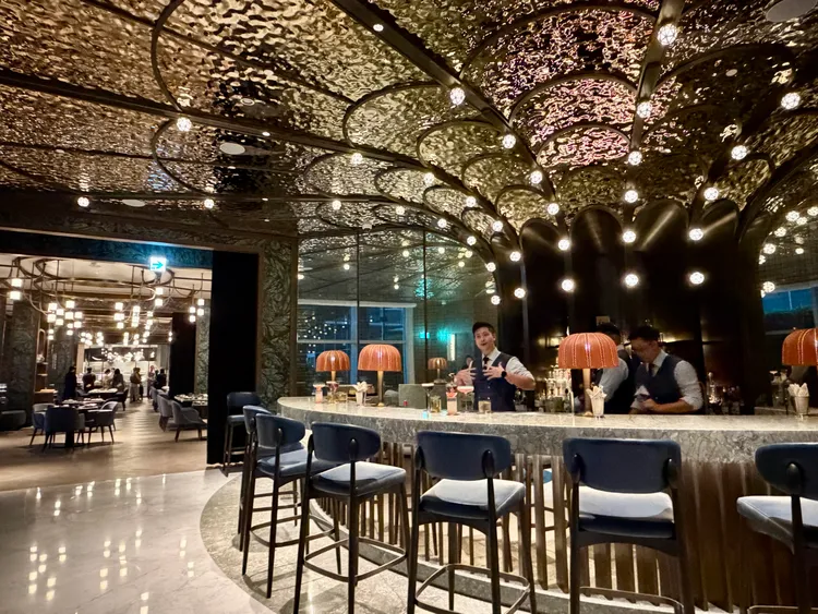 臺北洲際酒店除即日起營業的4家餐廳，陸續還將開幕酒吧等餐飲。莊偉祺攝