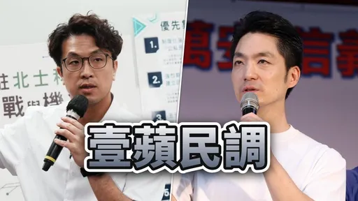 壹蘋六都週週民調｜倒數7週，你支持誰當台北市長？
