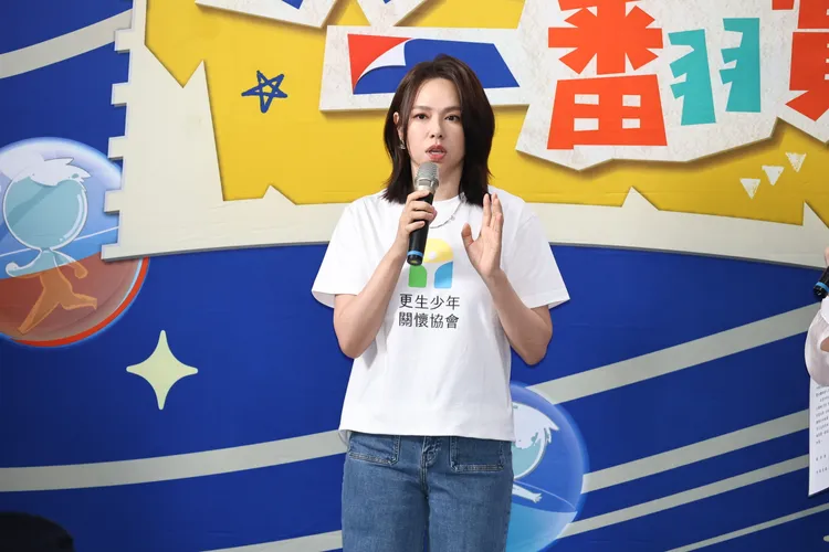 夏于喬分享自己撕掉標籤的經歷。彭欣偉攝