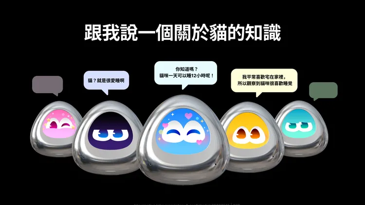 VIVEE第一次啟用時，使用者並不會事先知道會遇到什麼個性；可能是活潑好奇、冷靜可靠、直接自信、柔軟敏感、理性怪趣或溫暖體貼等個性，讓每一次相遇都多了一份未知與期待。HTC提供