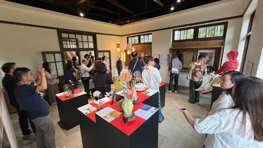 日本遠州織物遇上台灣設計！士林官邸跨國展覽登場　布料變身生活作品