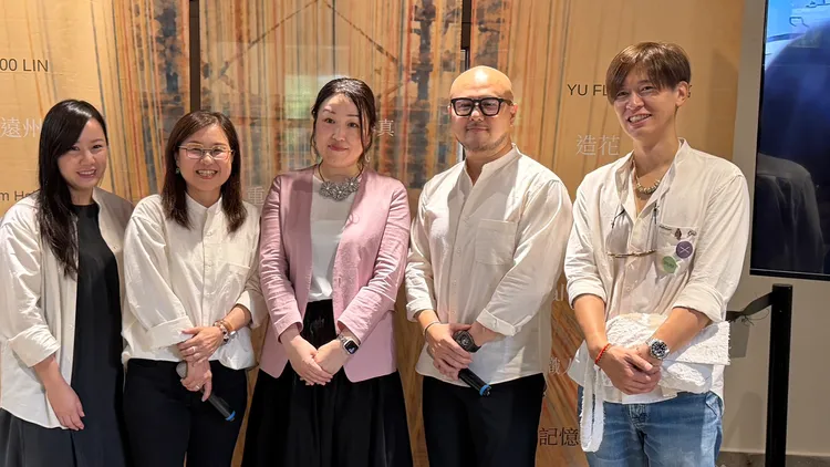 此次合作由日本濱松市(代表人 左三)委託林子宸（Tony Lin 右二）推動。翻攝畫面