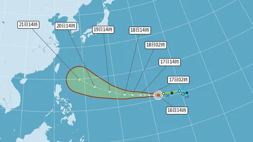 薔琵颱風24小時內「增強為中颱」　預報員指出是否影響台灣關鍵