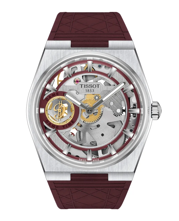 TISSOT PRX系列Damian Lillard聯名鏤空腕錶套組，6萬2000元。品牌提供
