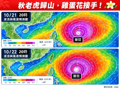 薔琵颱風黃金36小時 北台灣恐有大豪雨
