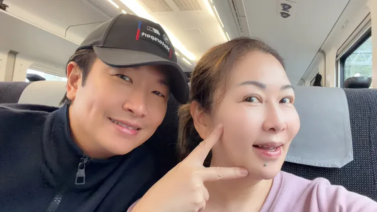 張秀卿去年底與王國贊同赴台東。翻攝張秀卿臉書
