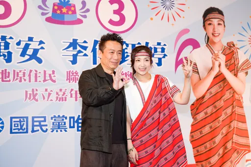郭子乾現身造勢場合　談蔡康永跨藍綠直呼佩服