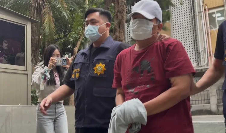賭博業者林俊達被移送北檢複訊。張欽攝