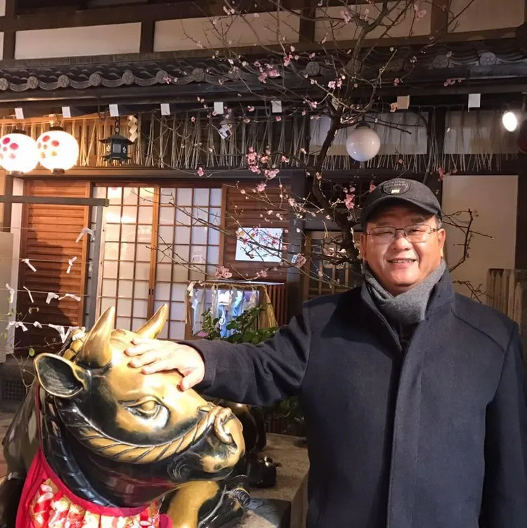 余國基是花蓮知名阿美麻糬店董事長。翻攝余國基臉書