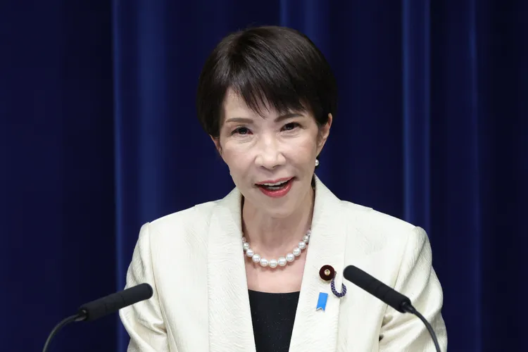 日本首相高市早苗。美聯社