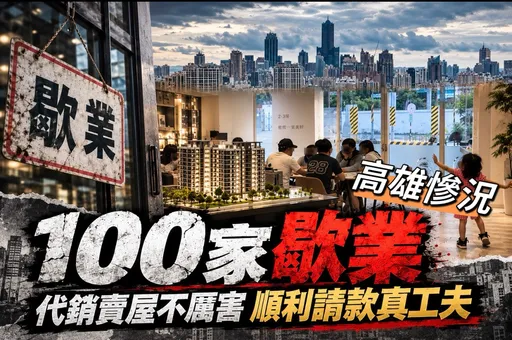 獨家｜金龍海嘯重創！　高雄建商代銷爆「百家整併歇業潮」 蛋白蛋殼個案淪重災區