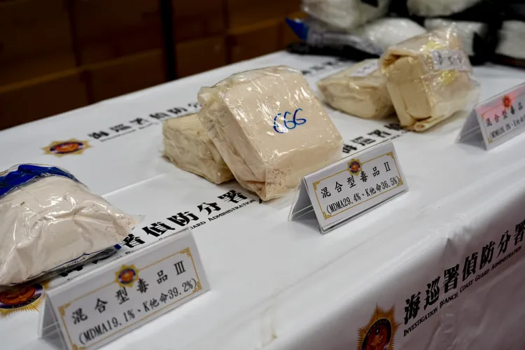 海巡署近10年來在國內查獲最大宗大麻案件。翻攝畫面