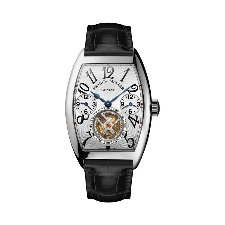 FRANCK MULLER Cintrée Curvex Master Banker ｜三時區陀飛輪腕錶，718萬元。品牌提供