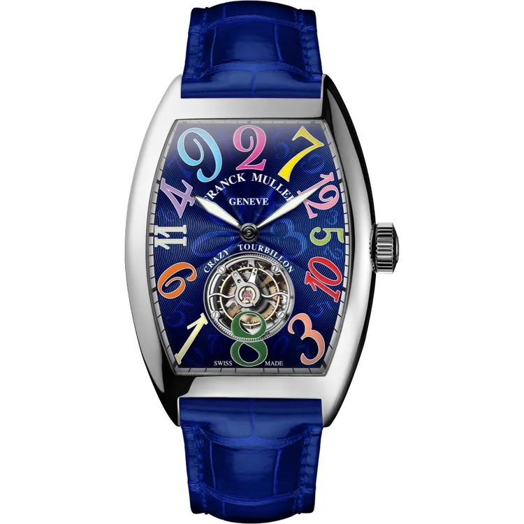 FRANCK MULLER Cintrée Curvex Crazy Hours｜跳時陀飛輪，678萬元。品牌提供