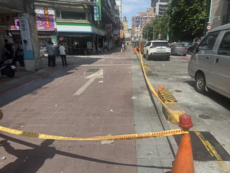 警方封鎖現場。翻攝畫面