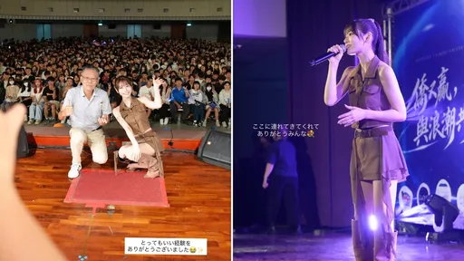 女神蒞臨僑光科大！河北彩花開金嗓　師生都融化