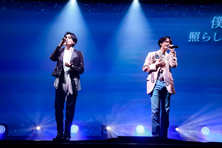 八木勇征（左）、中島颯太2名主唱，帶來《Always by Your Side》。LDH愛夢悅提供