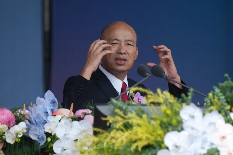 今（10）日是中華民國115年雙十國慶，立法院長、國慶籌備會主席韓國瑜出席總統府前廣場的國慶大典。彭欣偉攝