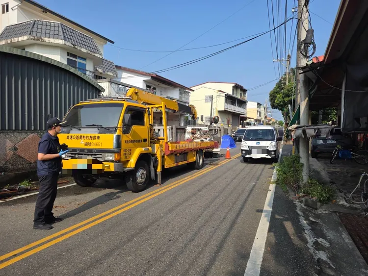 事故發生新社區知名的「香菇街」。民眾提供
