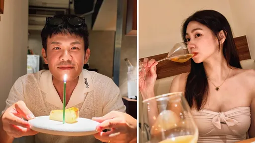 陳志強48歲生日曾智希舉杯慶祝　她臉紅依偎慶生變放閃