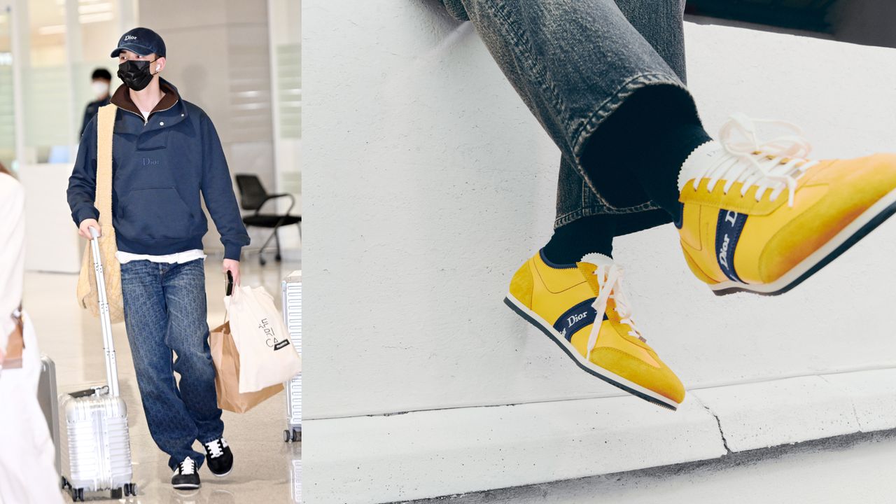 Dior全新Ribbon球鞋上腳 Stray Kids鉉辰機場示範率性少年感