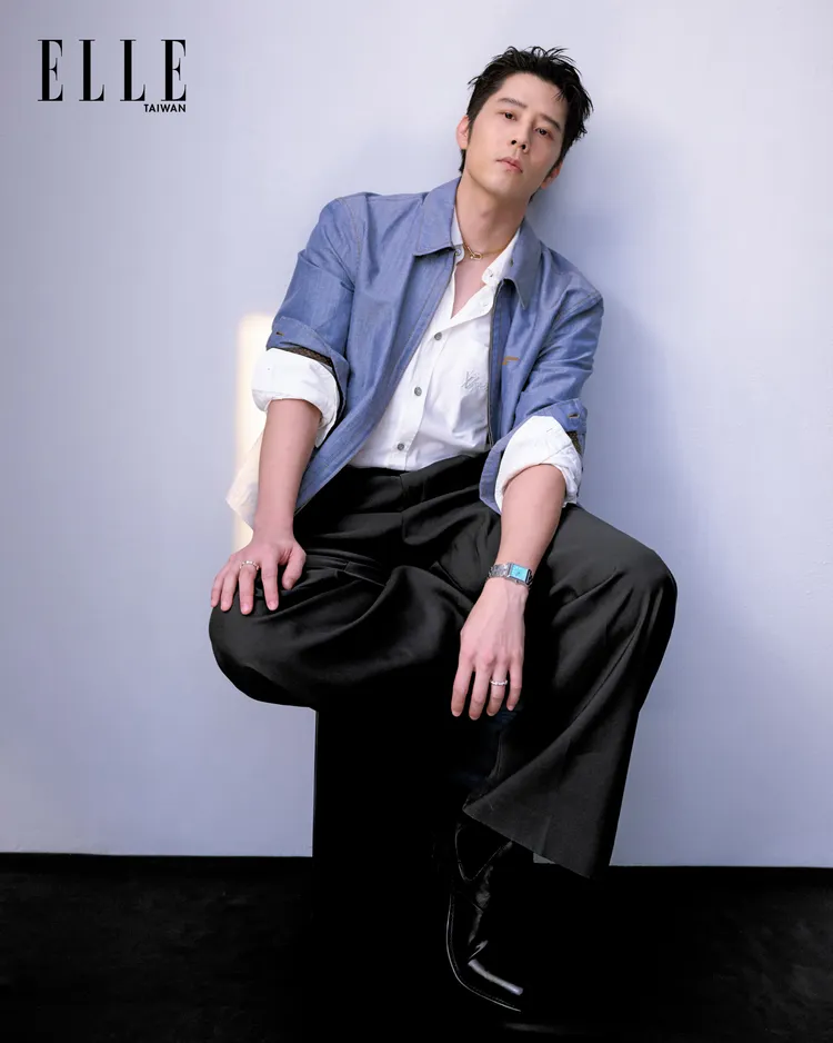 胡宇威拍攝《ELLE》封面。《ELLE》國際中文版提供