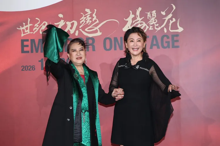 楊麗花和陳亞蘭同台。攝影中心攝