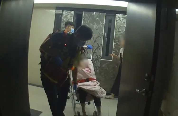 外甥女聯繫不上阿姨，趕緊報警求助。翻攝畫面