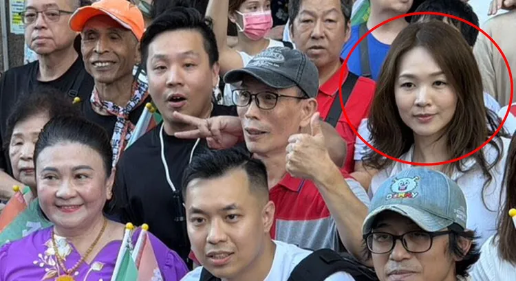 沈伯洋堂姑氣質出眾。民眾提供